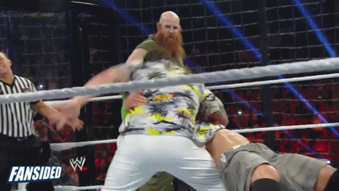 Cena being hit with the Sister Abigail