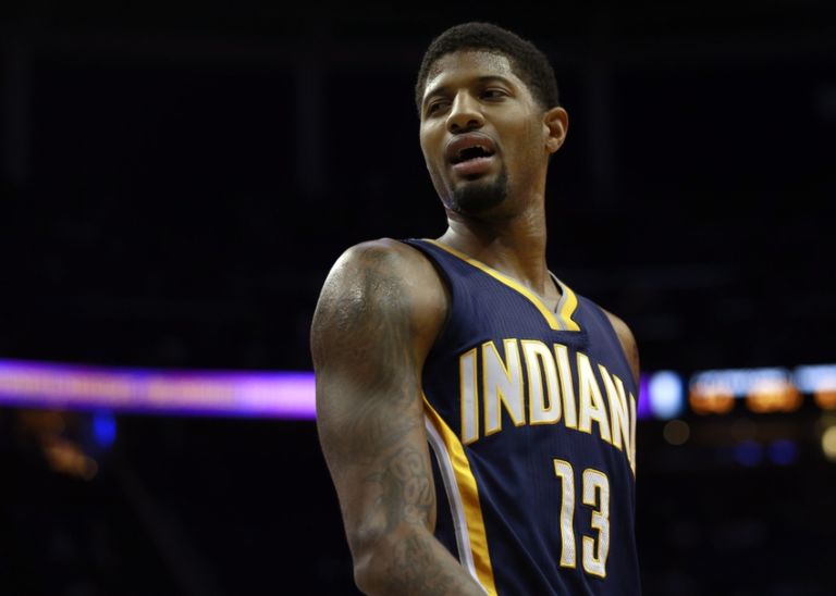 Paul George and Jimmy Butler Hangs out with the Denver Broncos