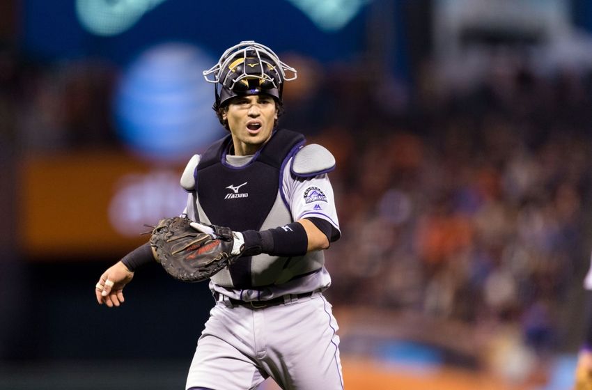 Tony Wolters of the Colorado Rockies