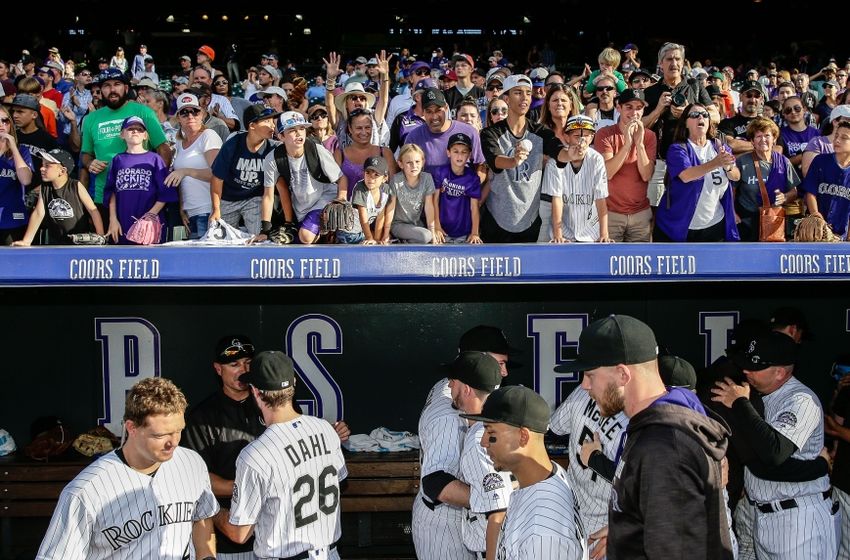 Colorado Rockies and fans