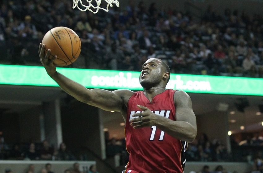 Nov 25, 2016; Memphis, TN, USA; Miami Heat guard Dion Waiters (11) drives to the basket against the Memphis Grizzlies at FedExForum. Miami defeated Memphis 90-81. Mandatory Credit: Nelson Chenault-USA TODAY Sports