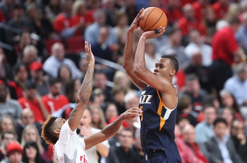 Rodney Hood Utah Jazz Allen Crabbe PDX Trail Blazers