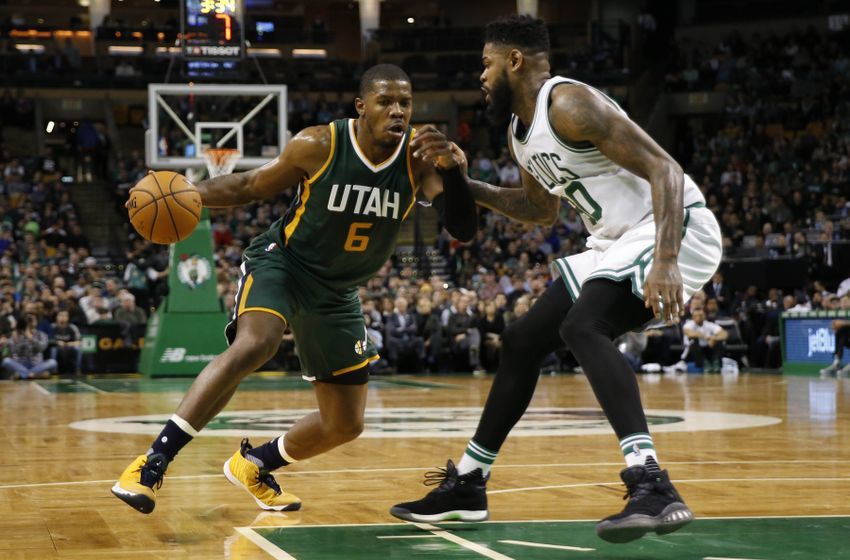 Joe Johnson Utah Jazz Amir Johnson Boston Celtics