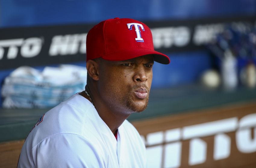 Sep 29, 2015; Arlington, TX, USA; Texas Rangers third baseman Adrian Beltre (29) before the game against the Detroit Tigers at Globe Life Park in Arlington. Mandatory Credit: Kevin Jairaj-USA TODAY Sports