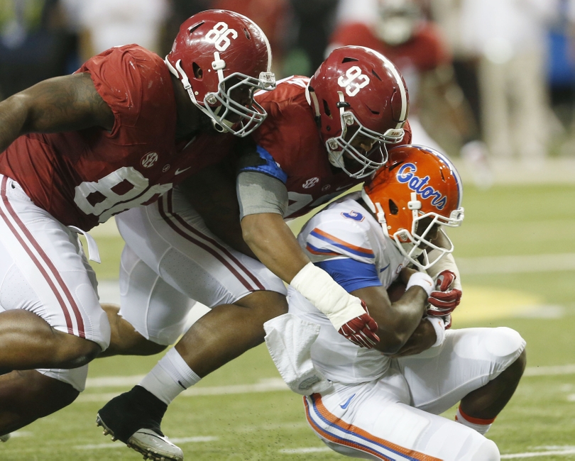 Alabama romps past Florida in SEC title game