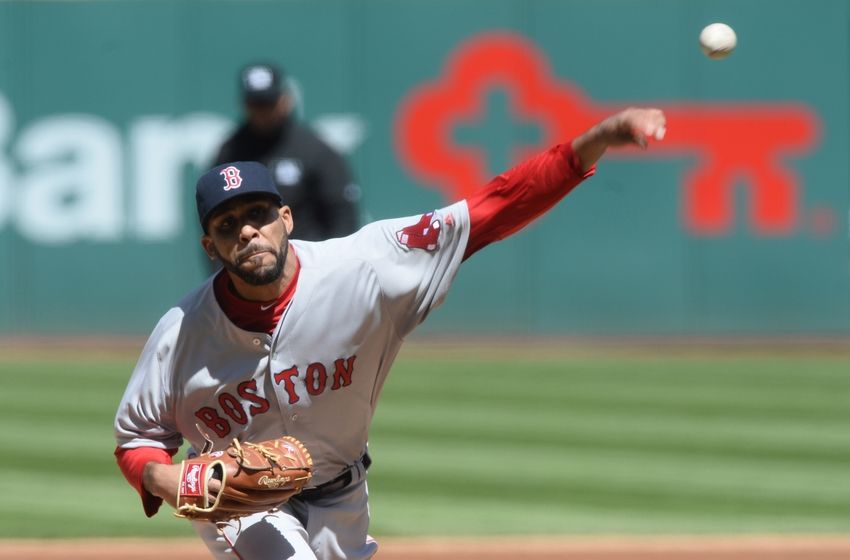Apr 5, 2016; Cleveland, OH, USA; Boston Red Sox starting pitcher David Price (24) throws a pitch during the first inning against the Cleveland Indians at Progressive Field. Mandatory Credit: Ken Blaze-USA TODAY Sports