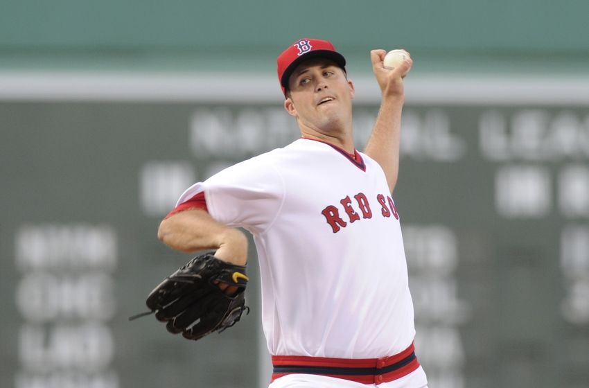 Jul 20, 2016; Boston, MA, USA; Boston Red Sox starting pitcher Drew Pomeranz (31) pitches during the first inning against the San Francisco Giants at Fenway Park. Mandatory Credit: Bob DeChiara-USA TODAY Sports