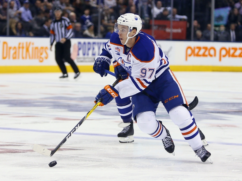 Nhl Roundtable Experts Weigh In On Game S Biggest Questions Nhl Roundtable Edmonton Oilers Forward Connor Mcdavid 97 Carries The Puck Against Toronto Maple Leafs At Air Canada Centre