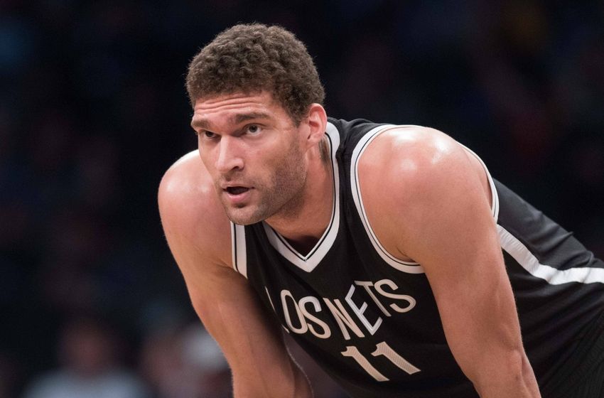 Mar 13, 2016; Brooklyn, NY, USA; Brooklyn Nets center Brook Lopez (11) in the second half at Barclays Center. Milwaukee defeats Brooklyn 109-100. Mandatory Credit: William Hauser-USA TODAY Sports