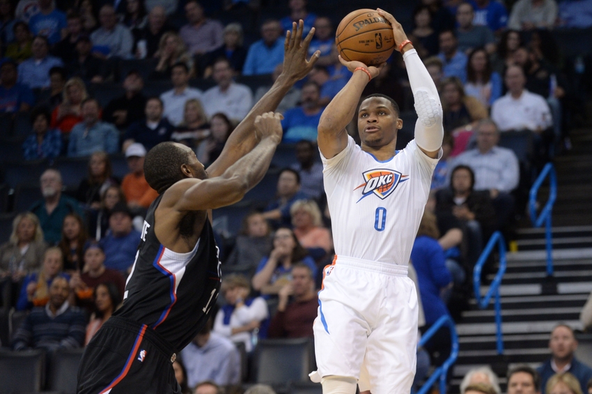 Westbrook's triple-double leads Thunder past Nets 124-105