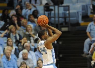 Nov 13, 2016; Chapel Hill, NC, USA; North Carolina Tar Heels guard Kenny Williams (24) shoots against the Chattanooga Mocs during the first half at Dean E. Smith Center. Mandatory Credit: Evan Pike-USA TODAY Sports
