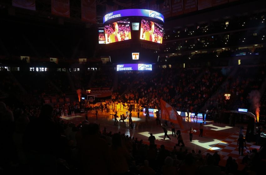Jan 23, 2016; Knoxville, TN, USA; General view before the game between the Tennessee Volunteers and South Carolina Gamecocks at Thompson-Boling Arena. Mandatory Credit: Randy Sartin-USA TODAY Sports