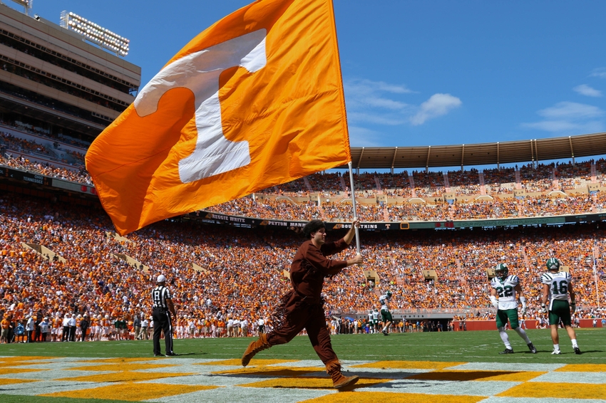 Sep 17, 2016; Knoxville, TN, USA; General view during the first half of the game between the Ohio Bobcats and Tennessee Volunteers at Neyland Stadium. Mandatory Credit: Randy Sartin-USA TODAY Sports