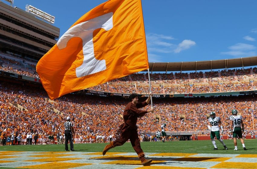 Sep 17, 2016; Knoxville, TN, USA; General view during the first half of the game between the Ohio Bobcats and Tennessee Volunteers at Neyland Stadium. Mandatory Credit: Randy Sartin-USA TODAY Sports