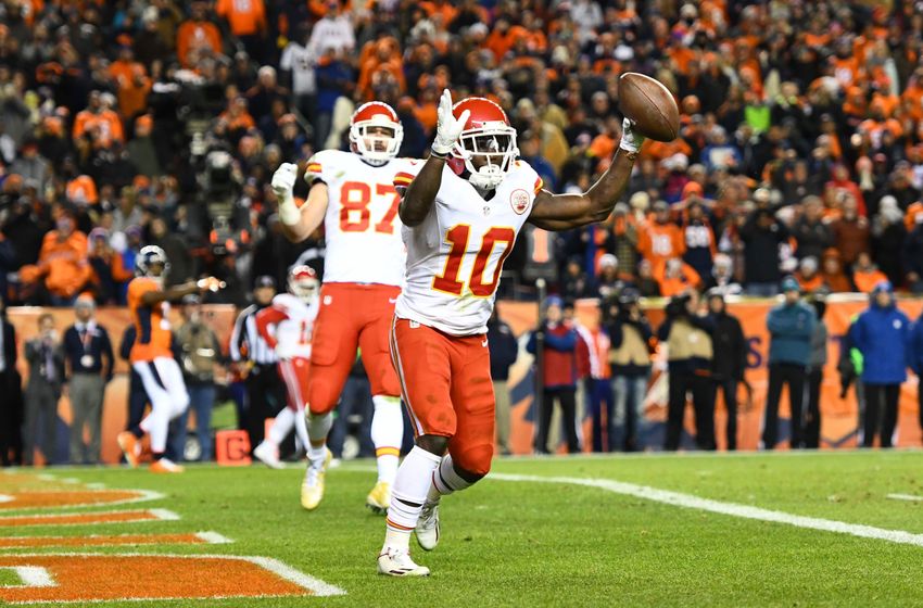 Kansas City Chiefs receiver Tyreek Hill