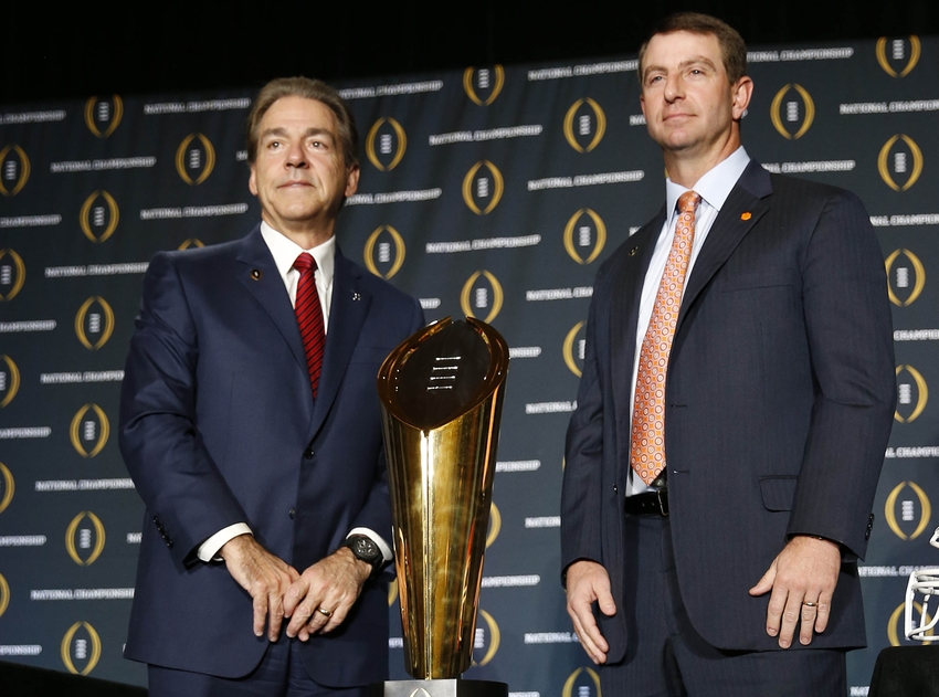 Alabama vs Clemson: expert picks and predictions
Alabama Crimson Tide Football - Clemson Tigers Football - College Football National Championships In NCAA Division IFBS - College Football Playoff - Michigan Wolverines Football - MVP - National Football League - NFL - Offensive Coordinator - Tampa Bay Buccaneers