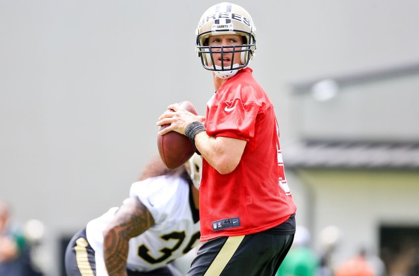 Jun 14, 2016; New Orleans, LA, USA; New Orleans Saints quarterback ...