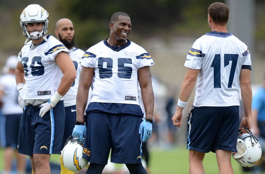 Jun 14, 2016; San Diego, CA, USA; San Diego Chargers tight end Jeff ...