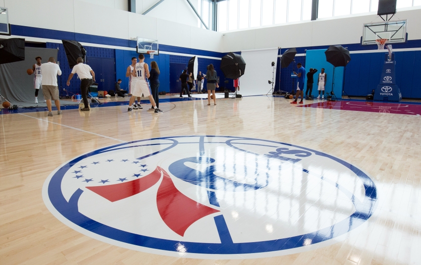Sep 26, 2016; Philadelphia, PA, USA; General view of the Philadelphia 76ers Training Complex during media day. Mandatory Credit: Bill Streicher-USA TODAY Sports
