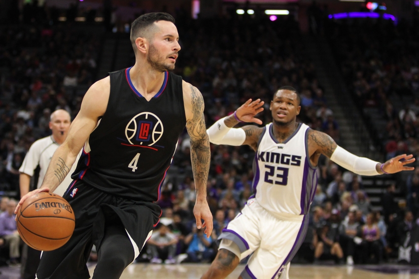 Oct 18, 2016; Sacramento, CA, USA; Los Angeles Clippers guard JJ Redick (4) during the second quarter against the Sacramento Kings at Golden 1 Center. Mandatory Credit: Sergio Estrada-USA TODAY Sports