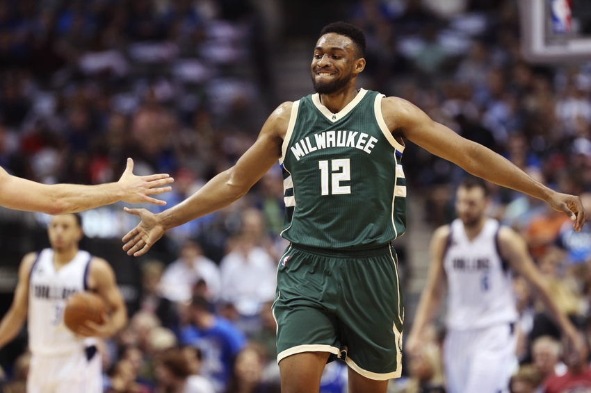 Milwaukee Bucks forward Jabari Parker (12) is in my FanDuel daily picks lineup for tonight. Mandatory Credit: Kevin Jairaj-USA TODAY Sports