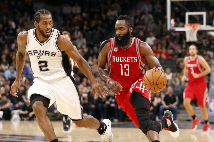 Houston Rockets shooting guard James Harden (13) is in my FanDuel daily picks. Mandatory Credit: Soobum Im-USA TODAY Sports