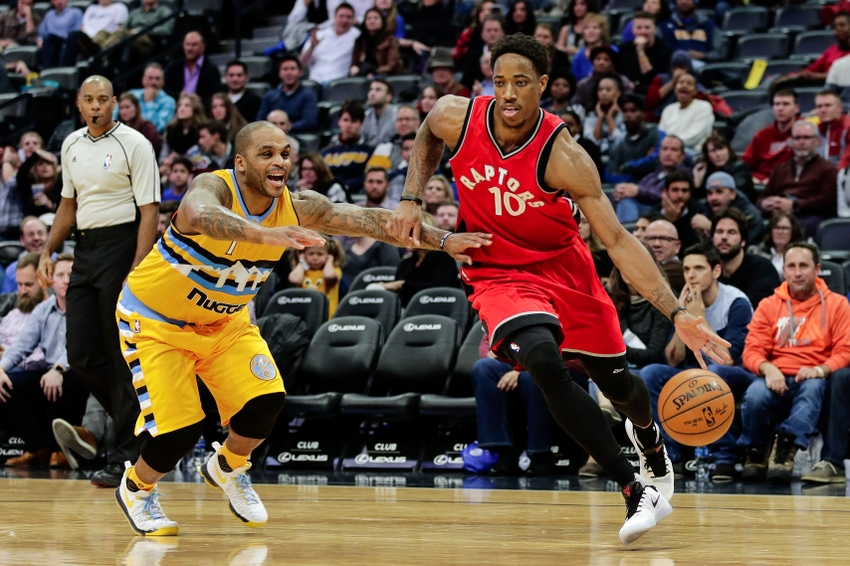 Toronto Raptors guard DeMar DeRozan (10) is in my FanDuel daily picks for this Sunday. Mandatory Credit: Isaiah J. Downing-USA TODAY Sports