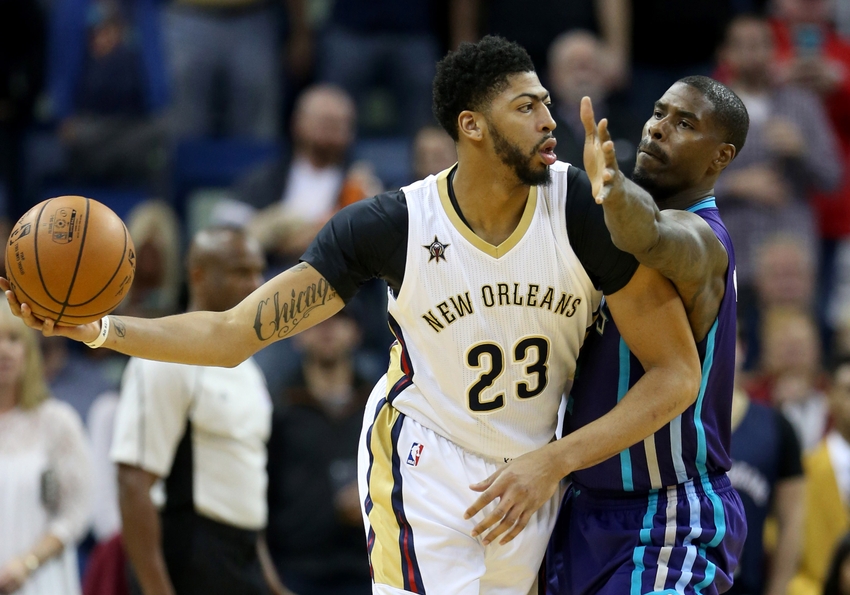 New Orleans Pelicans forward Anthony Davis (23) is definitely an option to consider in today's DraftKings daily picks. Mandatory Credit: Chuck Cook-USA TODAY Sports