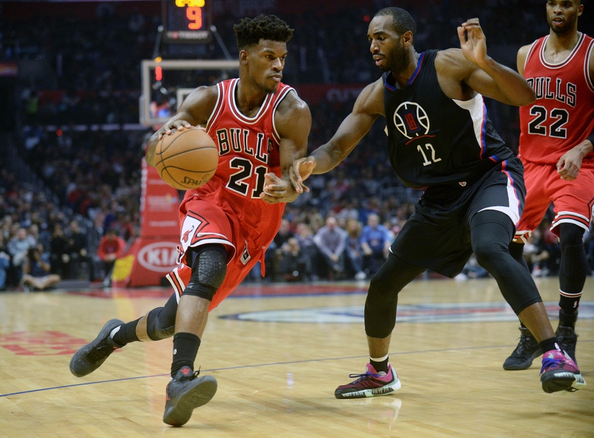 Chicago Bulls forward Jimmy Butler (21) is in my DraftKings daily picks for tonight. Mandatory Credit: Gary A. Vasquez-USA TODAY Sports
