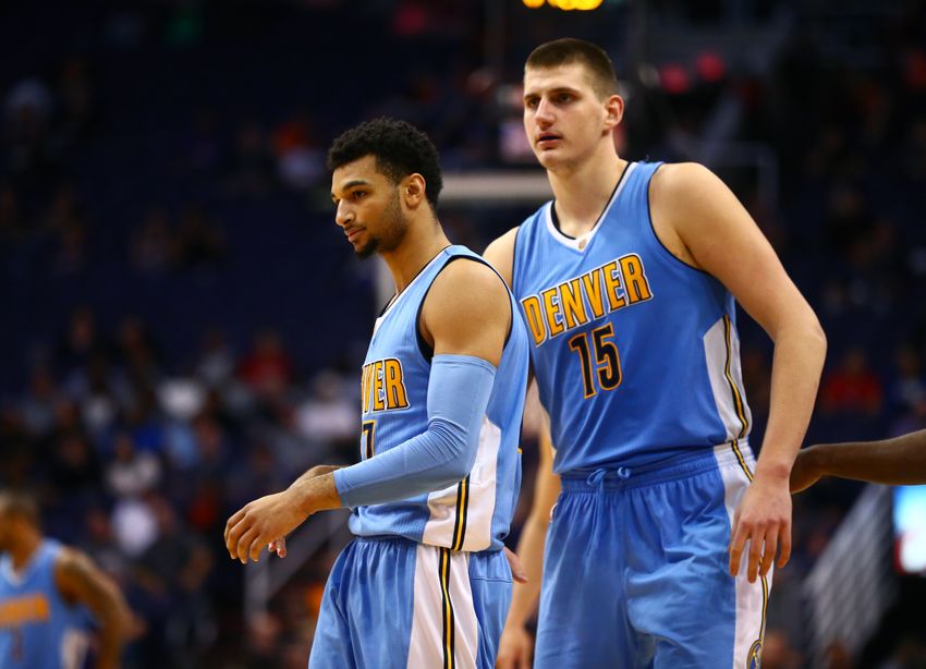 Denver Nuggets forward Nikola Jokic (15) is in my FanDuel daily picks for today. Mandatory Credit: Mark J. Rebilas-USA TODAY Sports