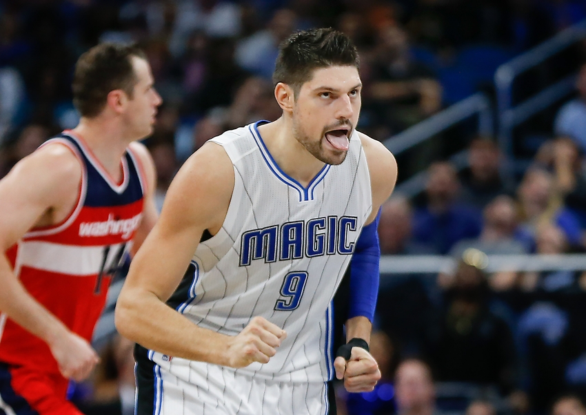 Orlando Magic center Nikola Vucevic (9) is in my DraftKings daily picks. Mandatory Credit: Reinhold Matay-USA TODAY Sports