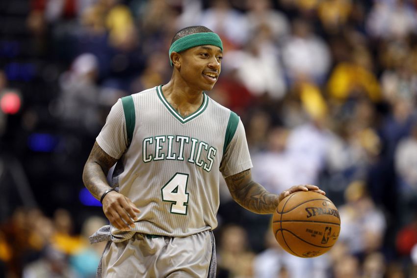 Boston Celtics guard Isaiah Thomas (4) is part of today's DraftKings daily picks. Mandatory Credit: Brian Spurlock-USA TODAY Sports