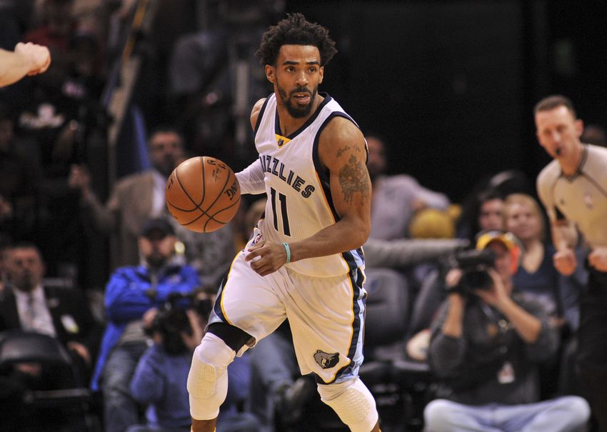 Memphis Grizzlies guard Mike Conley (11) is in today's FanDuel daily picks. Mandatory Credit: Justin Ford-USA TODAY Sports