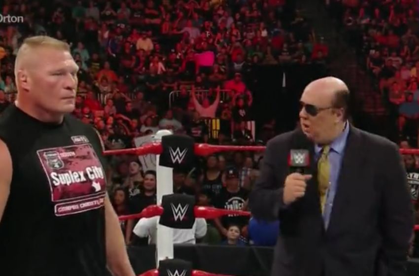 Brock Lesnar could have his eyes set on the WWE Universal title.