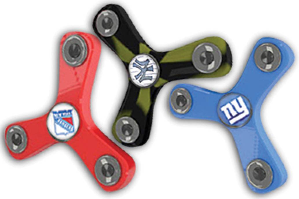 Officially licensed sports fidget spinners introduced, already sold out