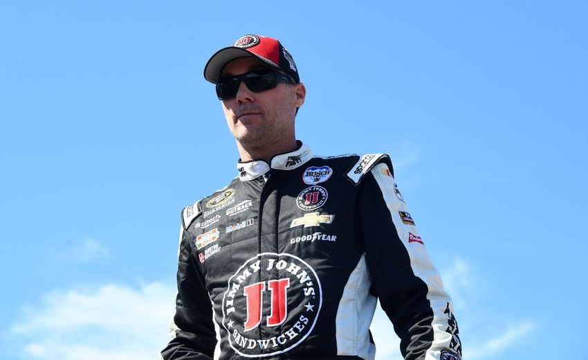 Sep 18, 2016; Joliet, IL, USA; Sprint Cup Series driver Kevin Harvick (4) before the Teenage Mutant Ninja Turtles 400 at Chicagoland Speedway. Mandatory Credit: Mike DiNovo-USA TODAY Sports