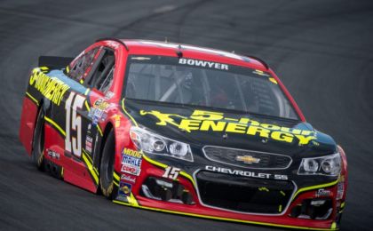 Jul 17, 2016; Loudon, NH, USA; Sprint Cup Series driver Clint Bowyer (15) during the New Hampshire 301 at the New Hampshire Motor Speedway. Mandatory Credit: Jerome Miron-USA TODAY Sports