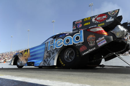 Rookie Chad Head earned his first No. 1 in Funny Car at the Four-Wide Nationals Rookie Chad Head earned his first No. 1 in Funny Car at the Four-Wide Nationals