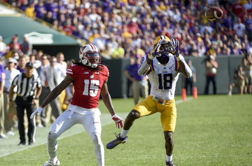 NCAA Football: Lambeau Field College Classic-Louisiana State vs Wisconsin