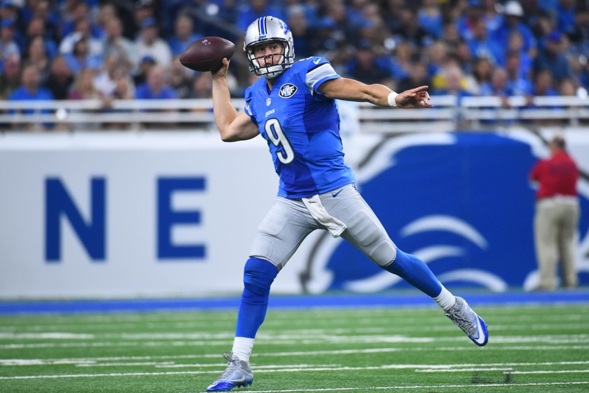 Matthew Stafford Trucks Titans DB, Then Throws INT To Him ...