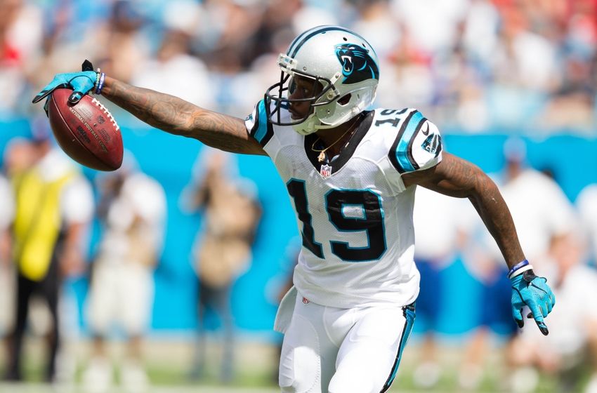 Sep 18, 2016; Charlotte, NC, USA; Carolina Panthers wide receiver Ted Ginn (19) returns a kickoff during the second quarter against the San Francisco 49ers at Bank of America Stadium. Mandatory Credit: Jeremy Brevard-USA TODAY Sports