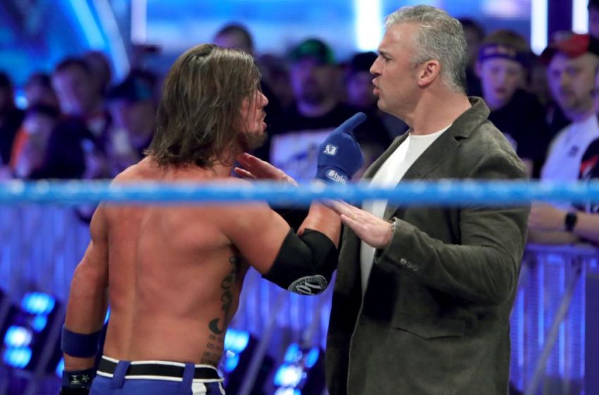 Αποτέλεσμα εικόνας για aj styles vs shane mcmahon