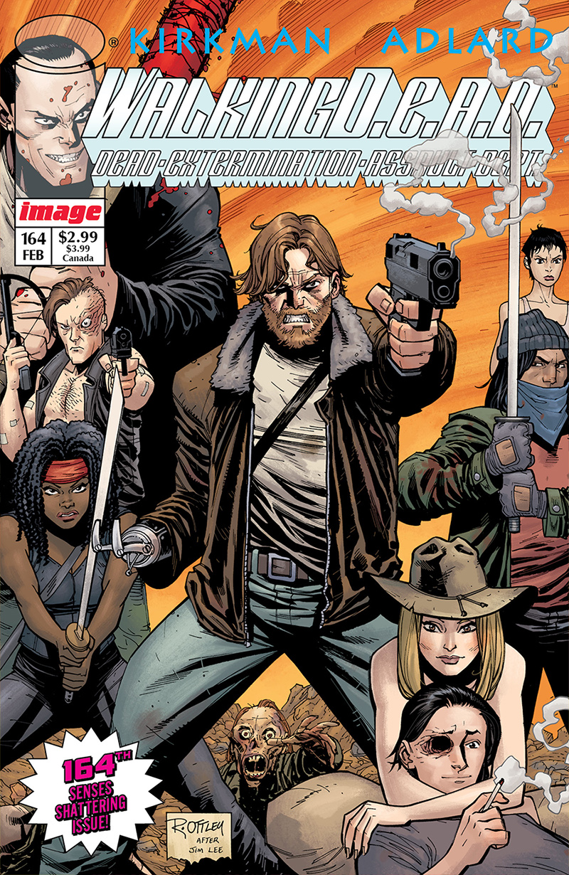 The Walking Dead issue 164 to have Image anniversary variant cover