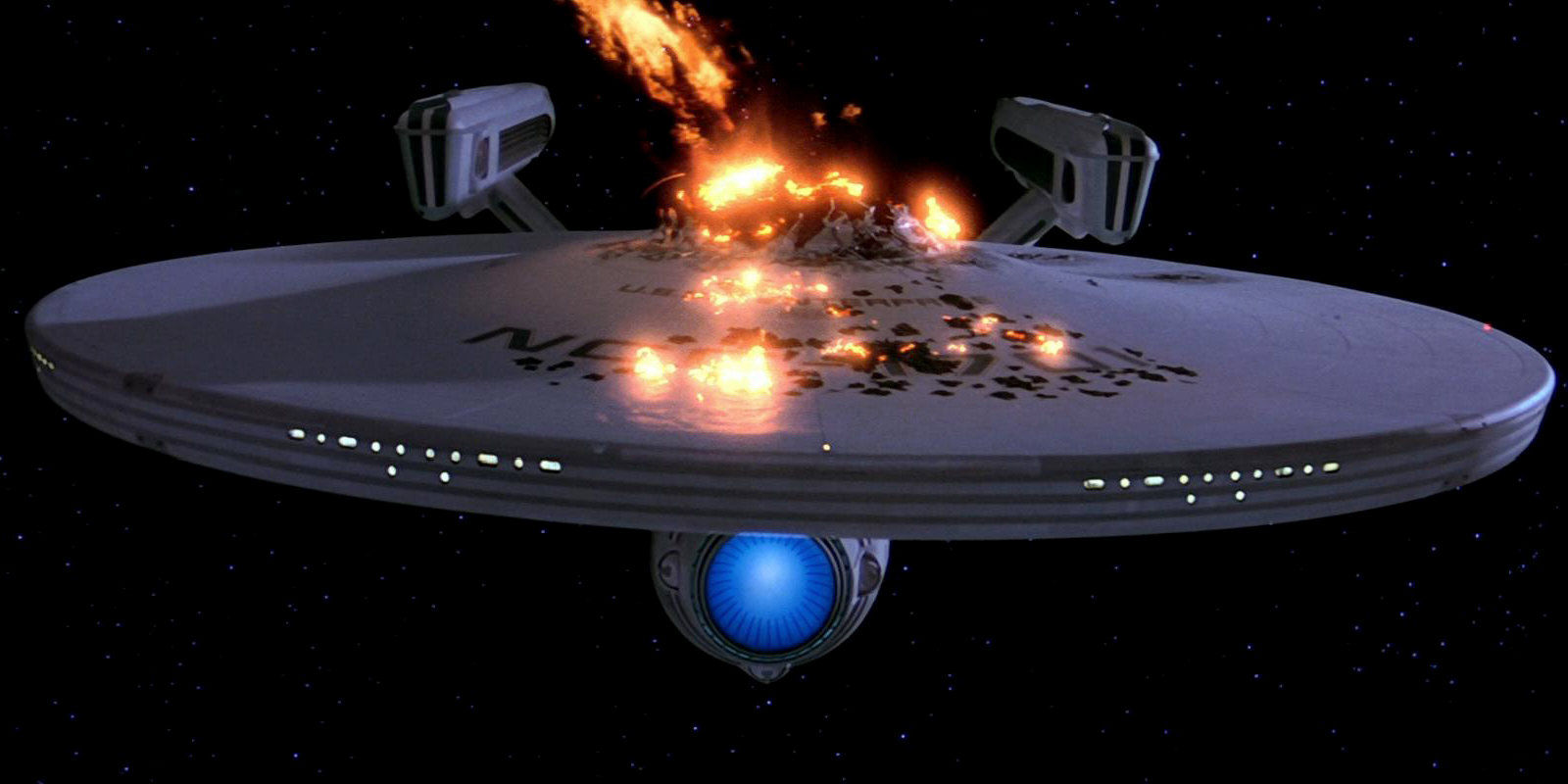 How many ships get destroyed in the Star Trek movies