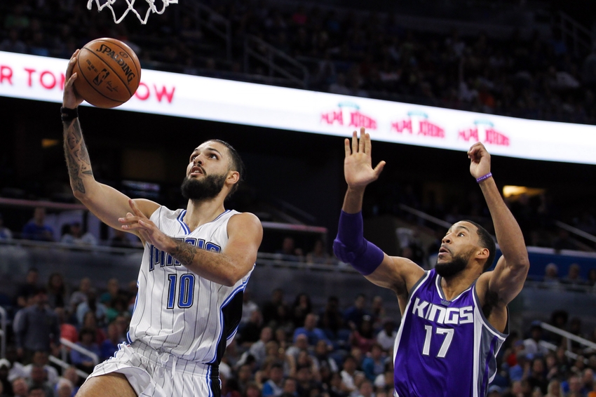 Evan Fournier, Orlando Magic, Garrett Temple, Sacramento Kings
