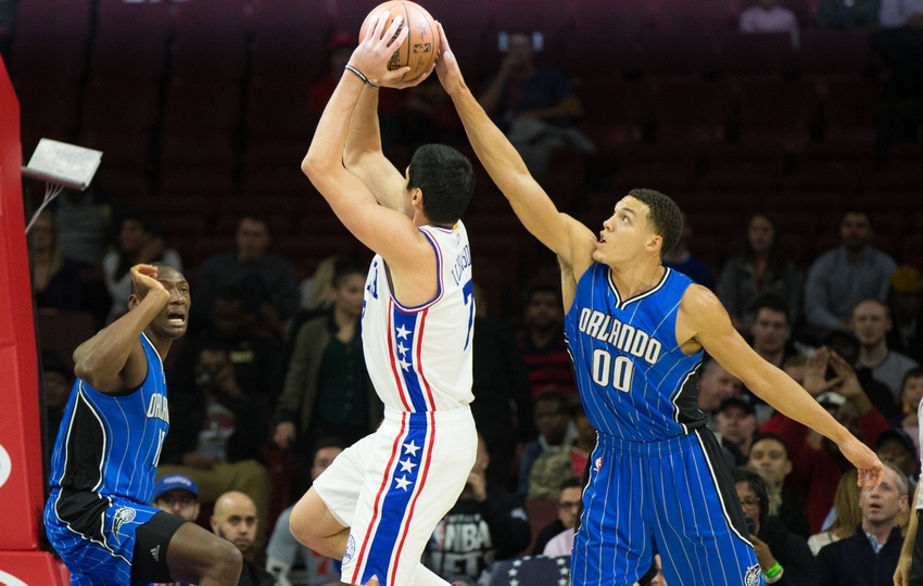 Aaron Gordon, Orlando Magic, Ersan Ilyasova, Philadelphia 76ers