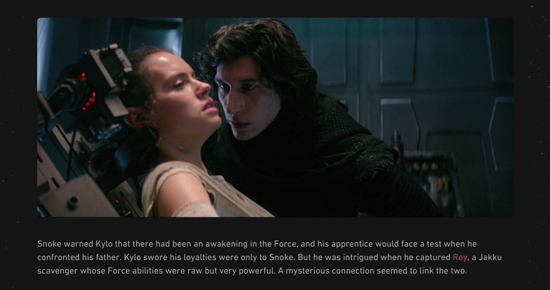 Are Rey and Kylo Ren Connected? Yeah, They're Both in Star Wars