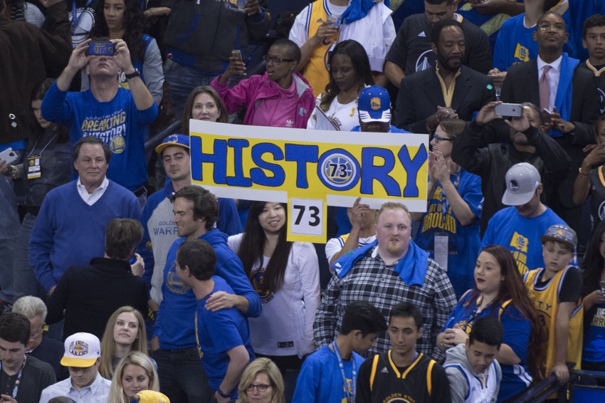 Why the Golden State Warriors should not chase 74 wins