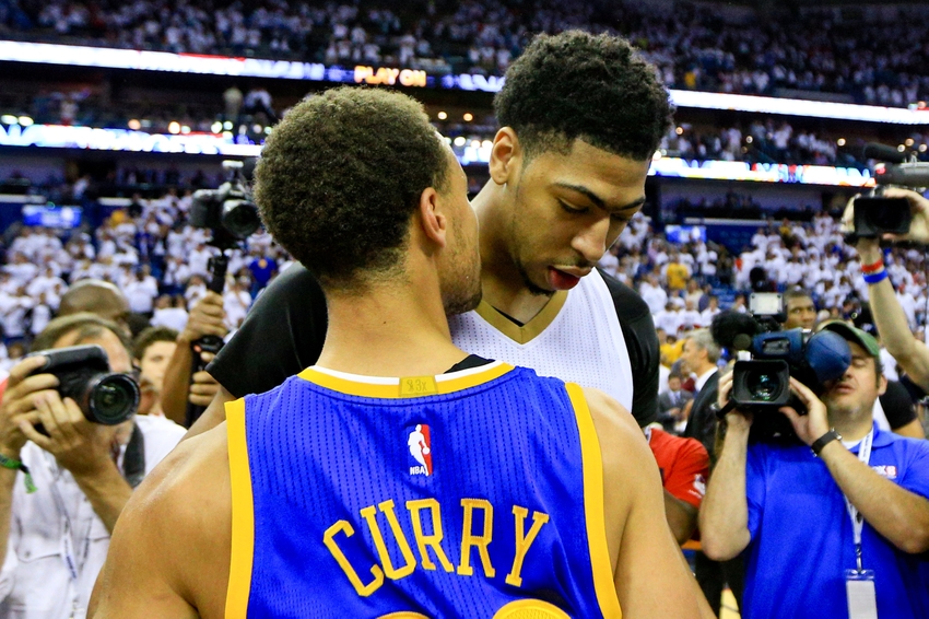 Anthony Davis compliments the Golden State Warriors
