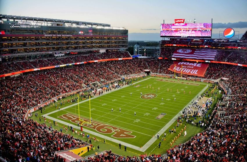 Sep 12, 2016; Santa Clara, CA, USA; A general view of Levi's Stadium during an NFL game between the San Francisco 49ers and the Los Angeles Rams. Mandatory Credit: Kirby Lee-USA TODAY Sports